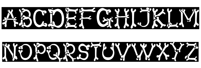 Bonesitos Font LOWERCASE