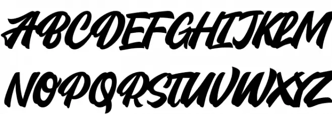 Bonesly PersonalUse Schriftart Groß