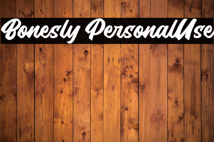 Bonesly PersonalUse Example 3