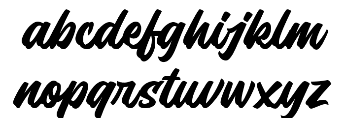 Bonesly PersonalUse Font LOWERCASE
