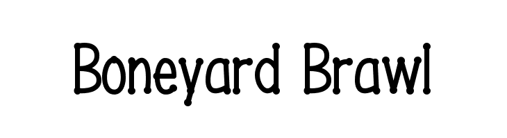 Boneyard Brawl  Descarca Fonturi Gratis