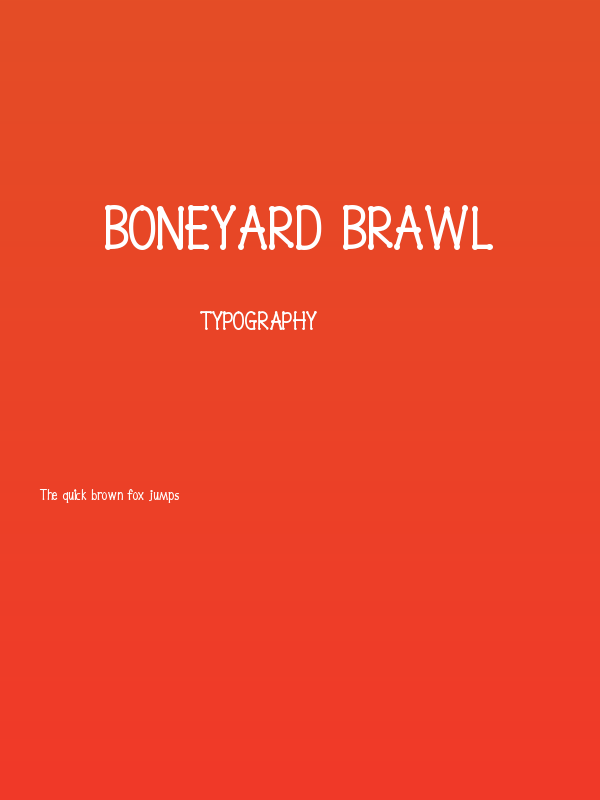 Boneyard Brawl Poster