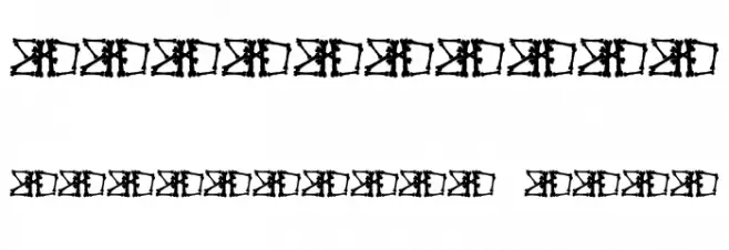 Bonez Demo フォント その他の文字
