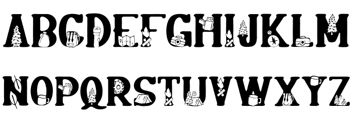 Bonfire FREE Font LOWERCASE