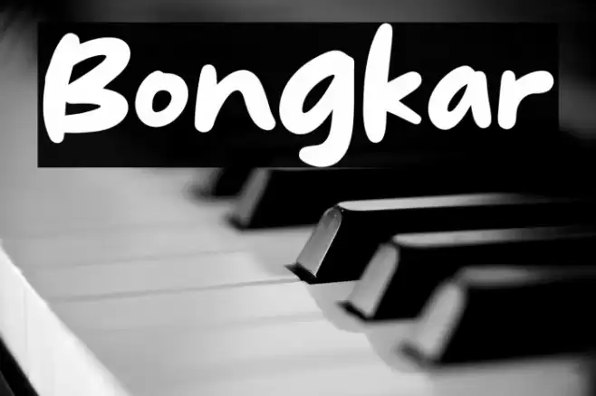 Bongkar Font examples