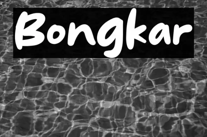 Bongkar Font examples