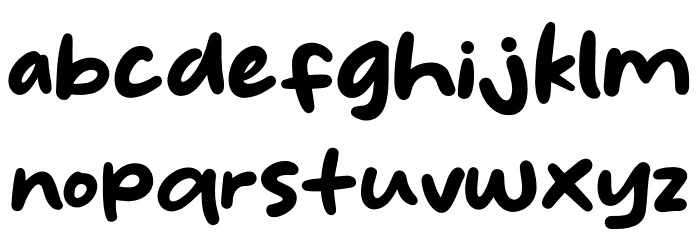 Bongkar 字体 小写