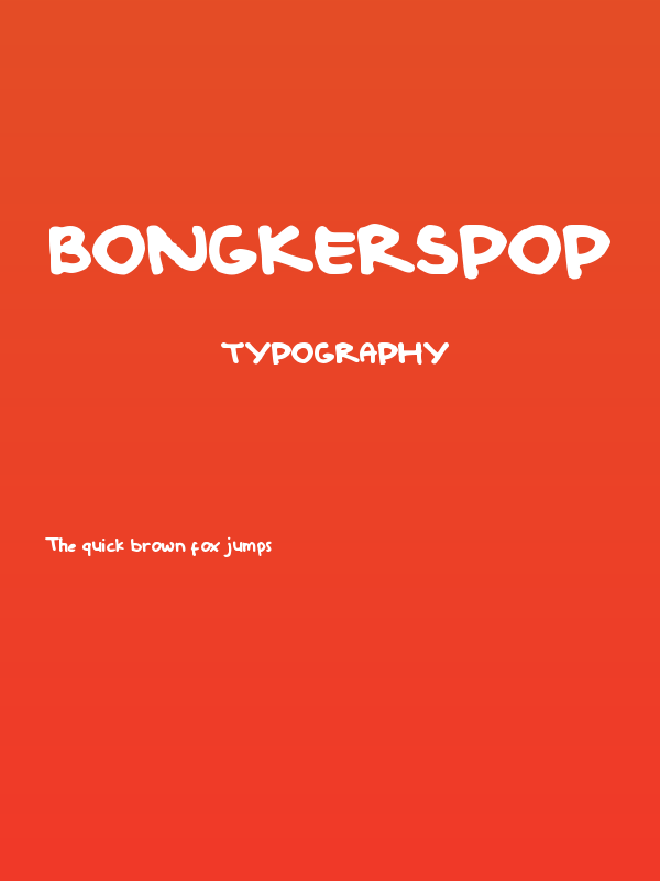 Bongkerspop Poster