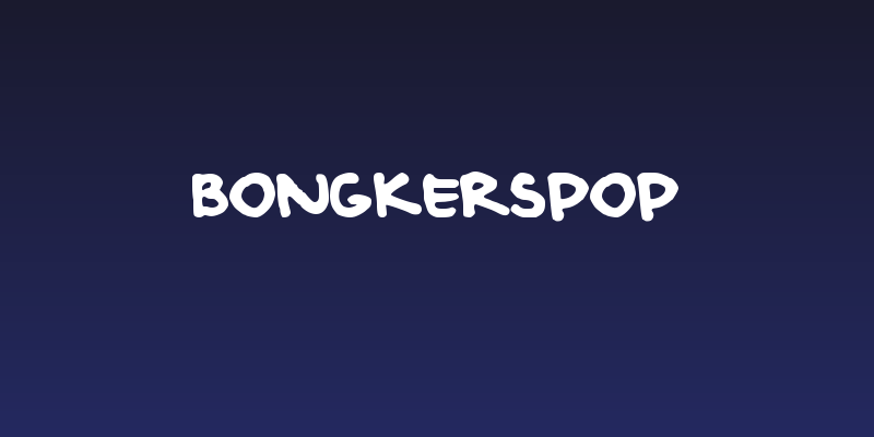Bongkerspop Social Header
