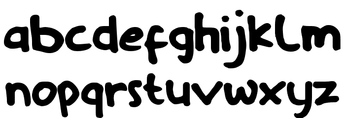 Bongkerspop Font LOWERCASE