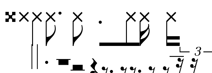 Bongos2 Font LOWERCASE