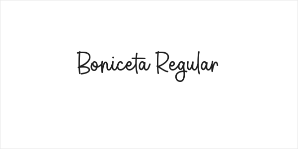 Boniceta Regular Logo
