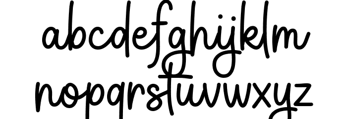 Boniceta Regular Font LOWERCASE