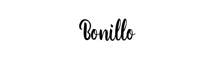 Bonillo  font caratteri gratis