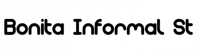 Bonita Informal St  Скачать бесплатные шрифты