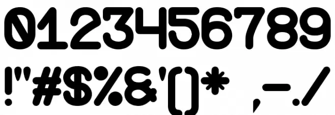 Bonita Informal St Font OTHER CHARS