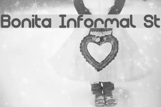 Bonita Informal St Font examples