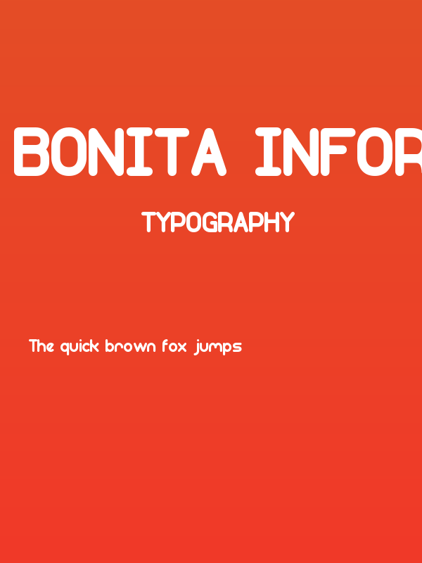 Bonita Informal St Poster