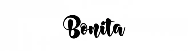 Bonita  تنزيل الخطوط
