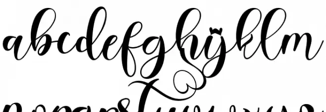 Bonitha Lowercase 字体 小写