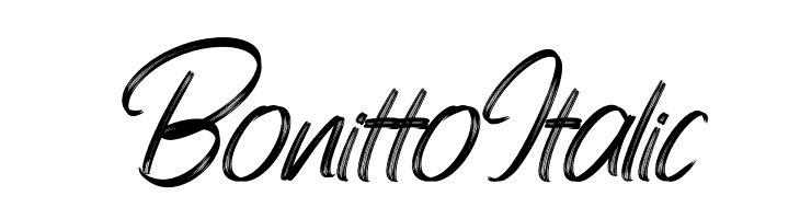 Bonitto Italic  免费字体下载