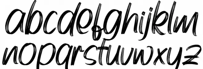 Bonitto フォント 小文字