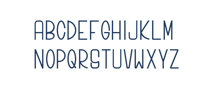 Bonjour Allgera Sans Lowercase