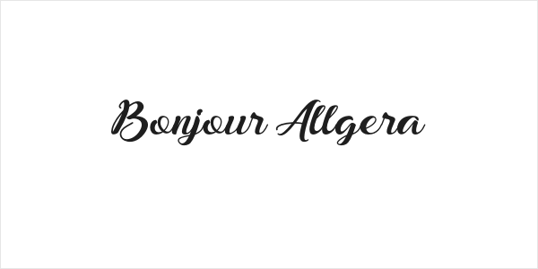 Bonjour Allgera Logo
