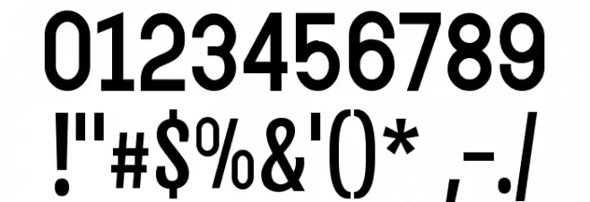 Bonjour De Jong Sans Font OTHER CHARS