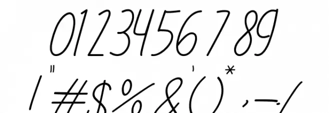 Bonjour De Jong Script Font OTHER CHARS