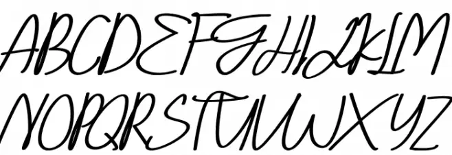 Bonjour De Jong Script Шрифта ВЕРХНИЙ