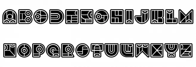 Bonjour Regular 字体 大写