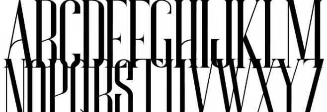 Bonjour Schriftart Groß