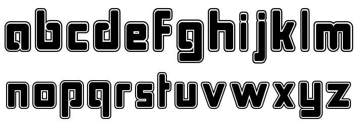 Bonk College Font LOWERCASE