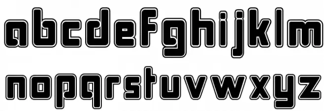 Bonk College Font Litere mici