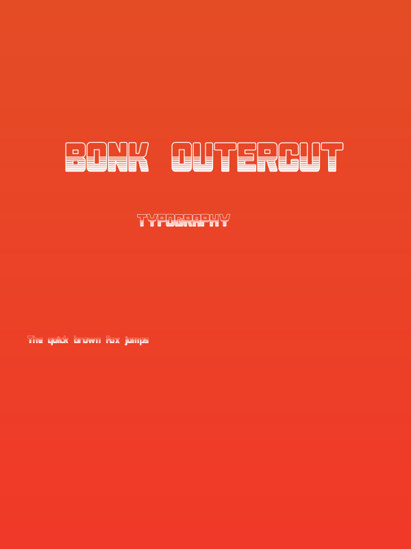 Bonk Outercut Poster