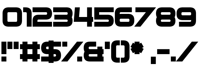 Bonk Robbers Font OTHER CHARS