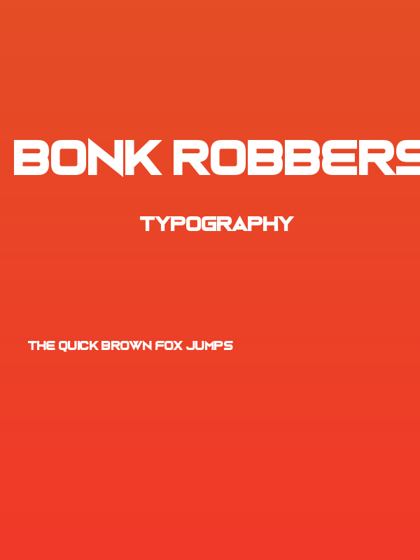 Bonk Robbers Poster