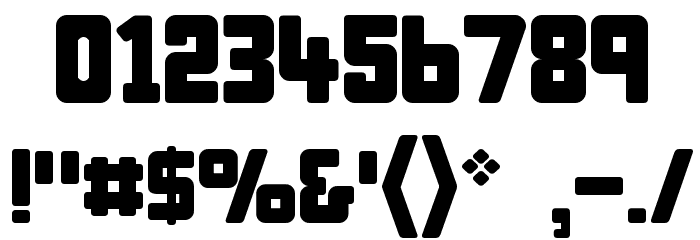 Bonk Font OTHER CHARS