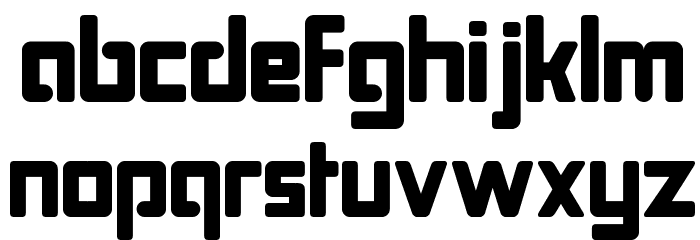 Bonk Font LOWERCASE