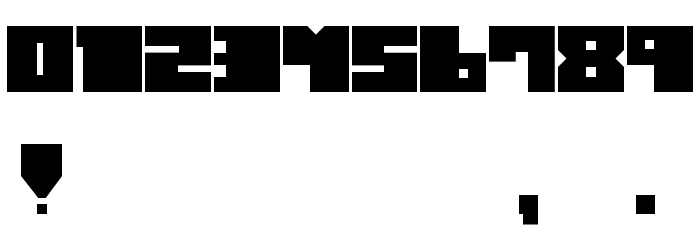 Bonko Bloks Font OTHER CHARS