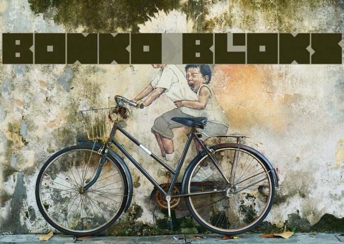 Bonko Bloks Font examples