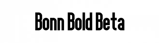 Bonn Bold Beta  Descarca Fonturi Gratis