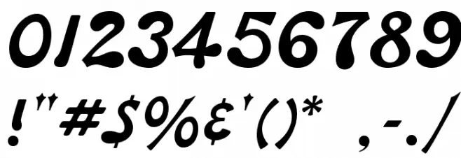 BonnardFLF Font OTHER CHARS