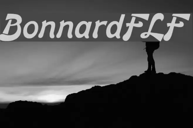 BonnardFLF Font examples