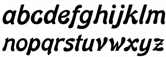 BonnardFLF फ़ॉन्ट लोअरकेस