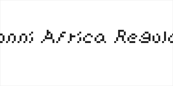 Bonni Africa Regular Logo