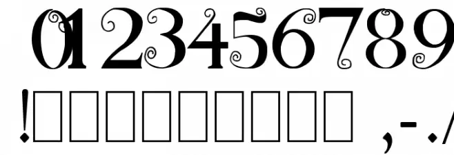 Bonnie Font OTHER CHARS