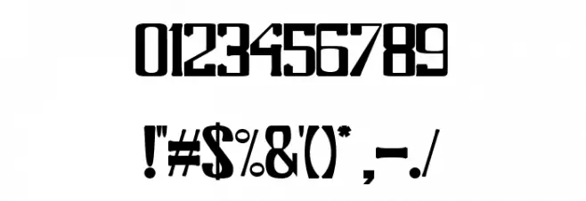 Bonnitta Font OTHER CHARS