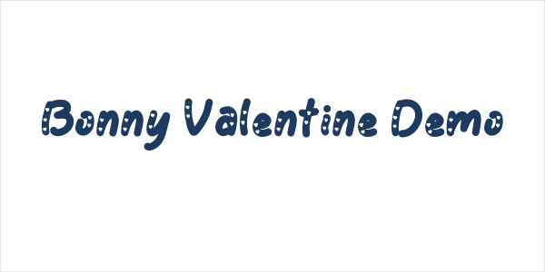Bonny Valentine Demo Logo